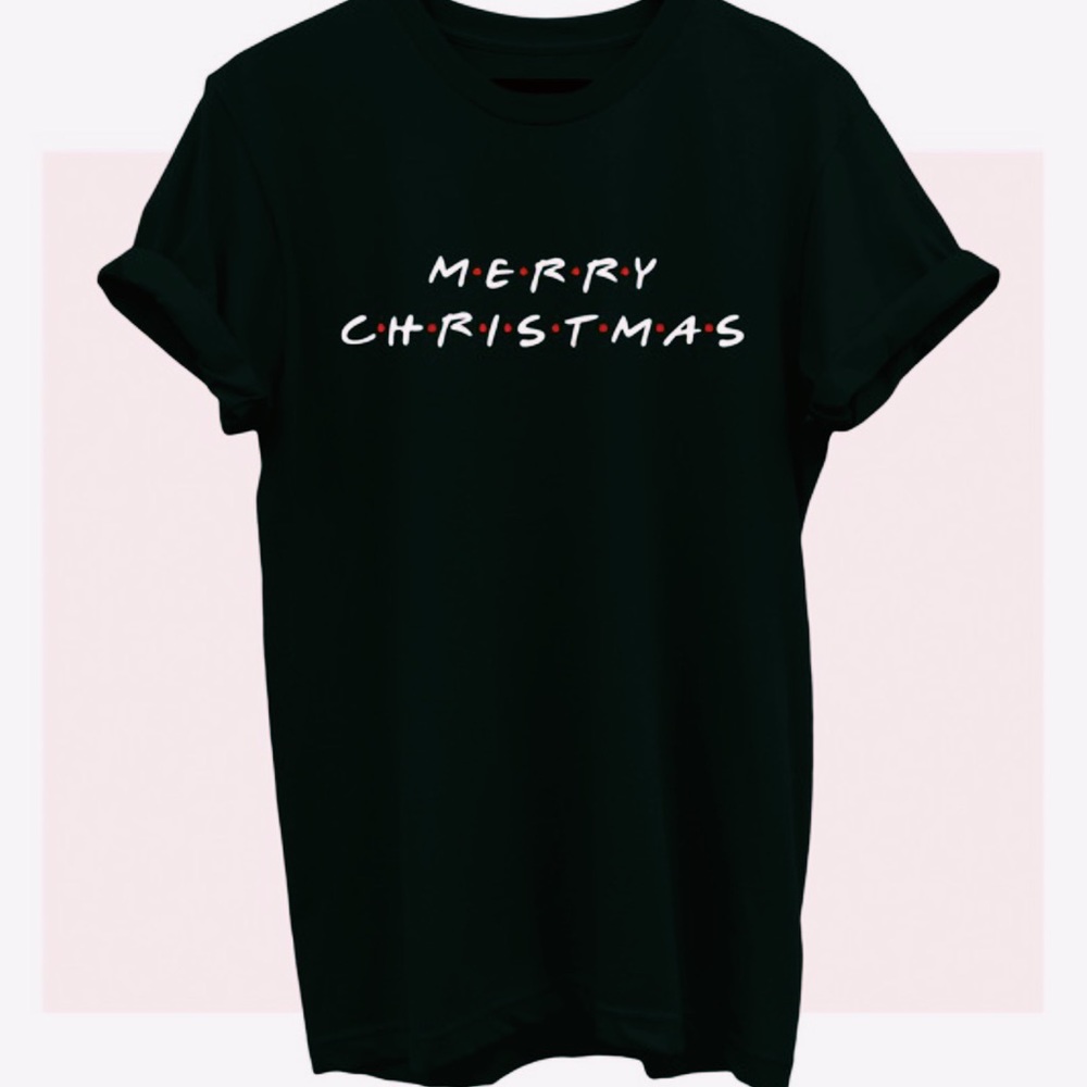 Friends TV Show Christmas Tee Shirt